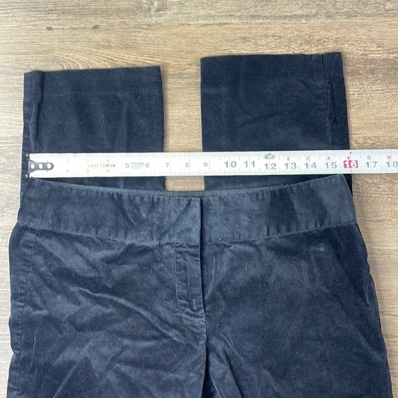 The Loft Women’s Black Velvet Marisa Skinny Pants, size 4 - Picture 5 of 11